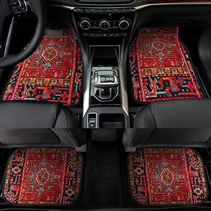 Antique Persian-Style Car Floor Mats Set