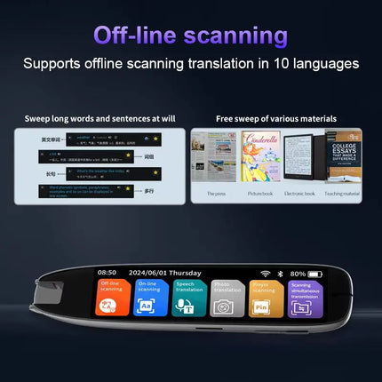 S65 Pro Smart Translator Pen – Speak Anywhere