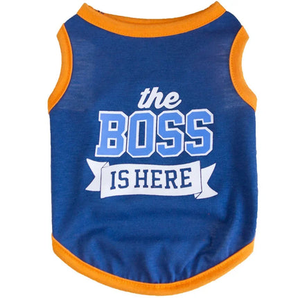 Summer Cotton Pet Vest Tee