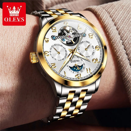 OLEVS Multifunctional Automatic Steel Watch