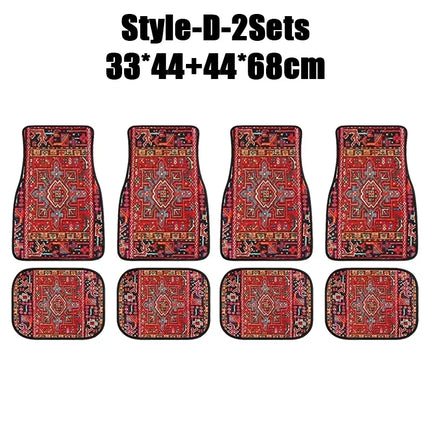 Antique Persian-Style Car Floor Mats Set