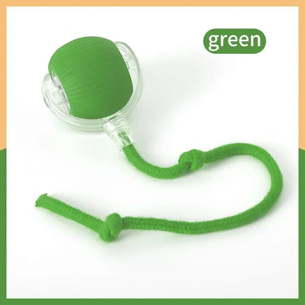 Smart Rolling Cat Toy Ball with Tail