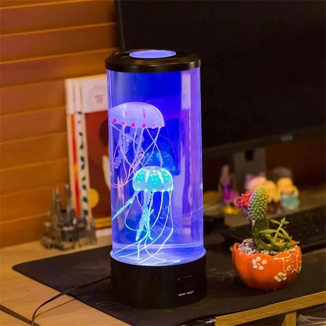 7-Color Jellyfish LED Mood Lamp