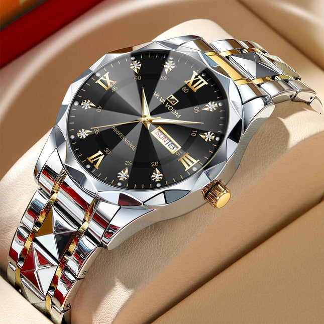 Luxury Blue Gold Men’s Watch