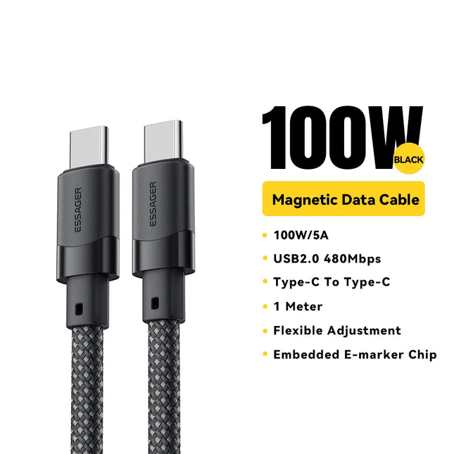 Essager 100W Magnetic Fast Charger Cable