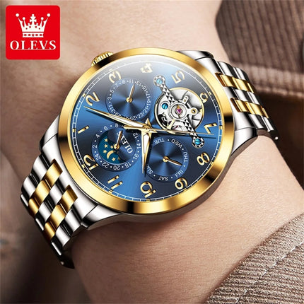 OLEVS Multifunctional Automatic Steel Watch