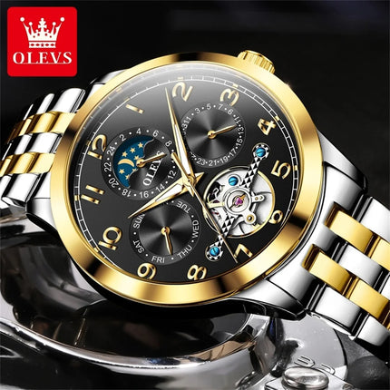 OLEVS Multifunctional Automatic Steel Watch
