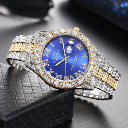 Iced Out Hip Hop Men’s Watch
