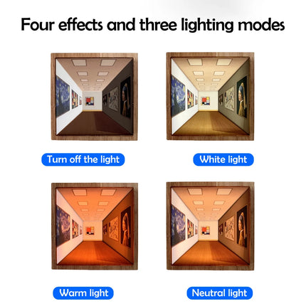3D Optical Wall Lamp Night Light