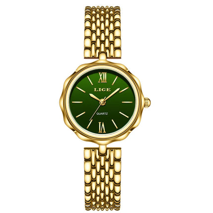 LIGE Luxury Gold Women’s Watch