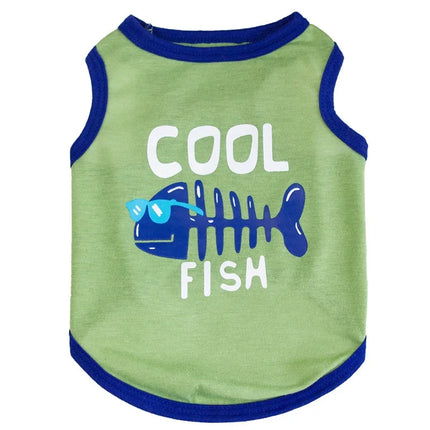 Summer Cotton Pet Vest Tee