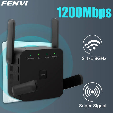FENVI 1200Mbps Dual-Band WiFi Booster