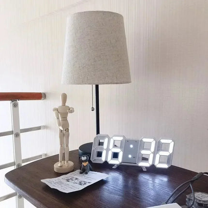 3D LED Digital Glow Wall Clock