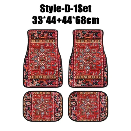 Antique Persian-Style Car Floor Mats Set