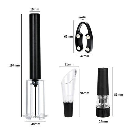 Air Pressure Wine Bottle Opener Set