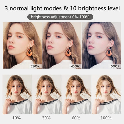 10" LED Selfie Ring Light Kit