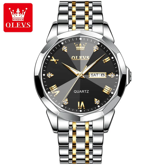 OLEVS Rhombus Mirror Men’s Watch