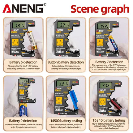 ANENG BT189 Universal Battery Tester Tool
