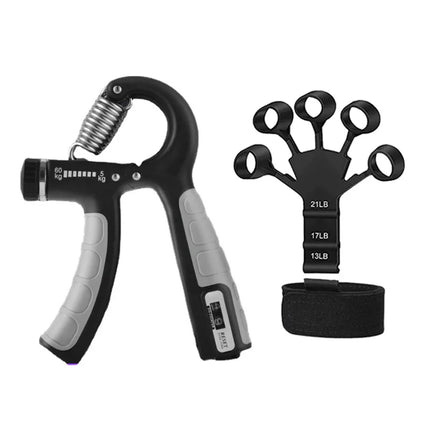 Adjustable Grip Strength Trainer with Counter