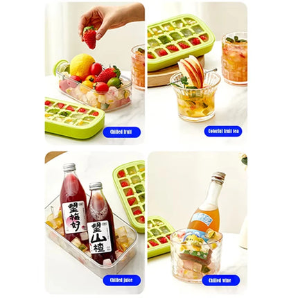 2-in-1 Ice Cube Tray with Straw