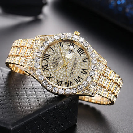 Iced Out Hip Hop Men’s Watch