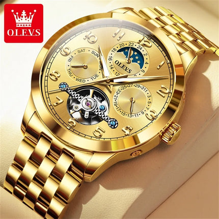 OLEVS Multifunctional Automatic Steel Watch