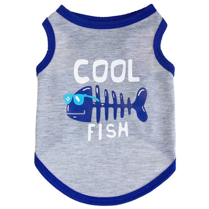 Summer Cotton Pet Vest Tee