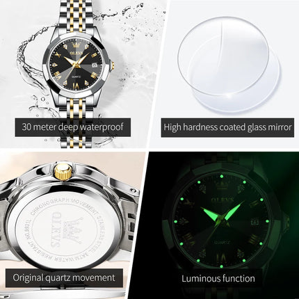OLEVS Luxury Golden Women’s Watch