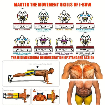 Foldable Power Push-Up Board
