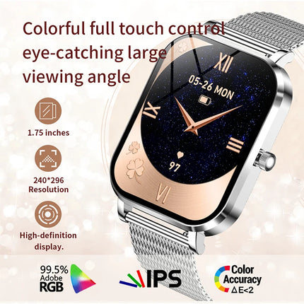 Fashion Ladies 1.75" Smart Watch