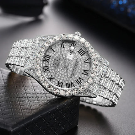 Iced Out Hip Hop Men’s Watch