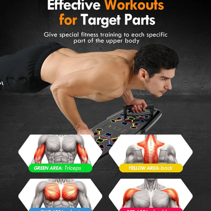 Foldable Power Push-Up Board