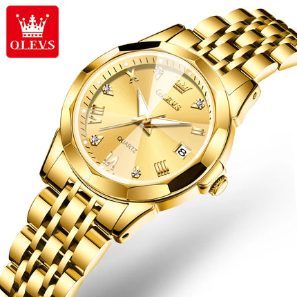 OLEVS Luxury Golden Women’s Watch