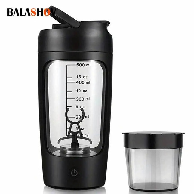 Electric Protein Shake Mixer Bottle 500ML - Monti Bargains
