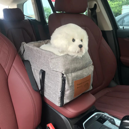 Portable Pet Console Car Seat & Carrier