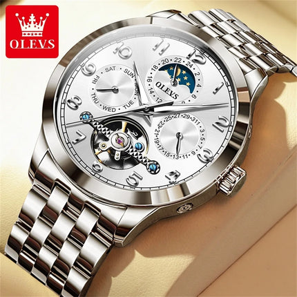 OLEVS Multifunctional Automatic Steel Watch