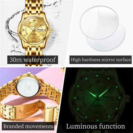 OLEVS Diamond Dial Luxury Women’s Watch