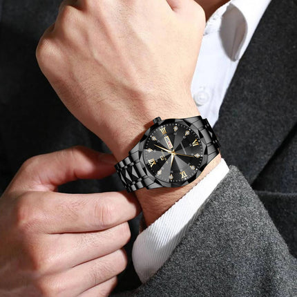 Luxury Blue Gold Men’s Watch