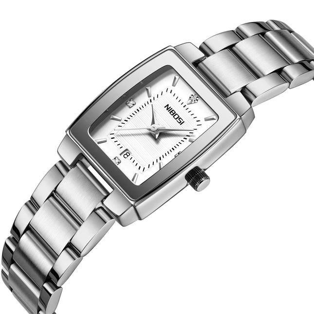 NIBOSI Luxury Stainless Steel Watch