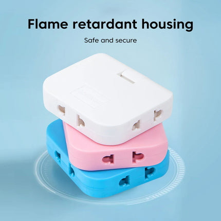 180° Rotatable 3-in-1 EU Plug Adapter