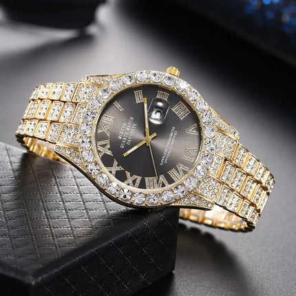 Iced Out Hip Hop Men’s Watch