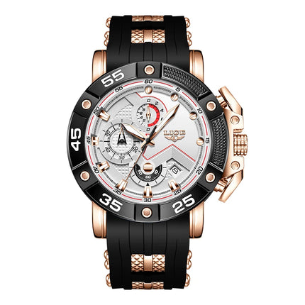 LIGE Military Sport Chronograph Watch