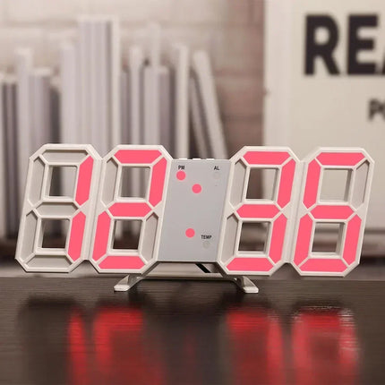 3D LED Digital Glow Wall Clock