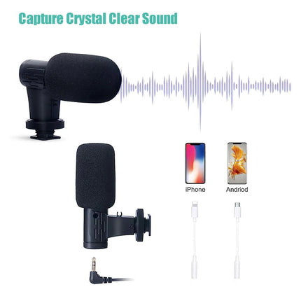 Smartphone Vlogging Kit with Tripod & Mic