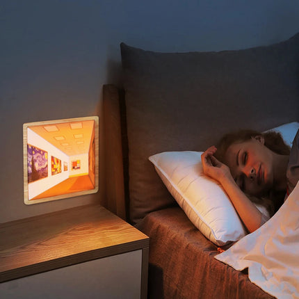 3D Optical Wall Lamp Night Light