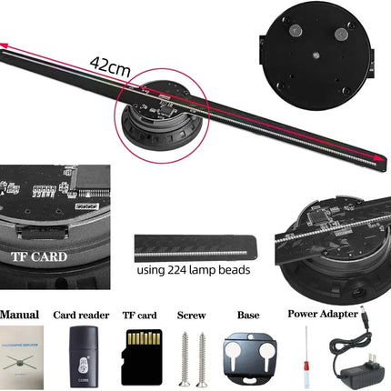 42CM 3D Hologram Display Fan