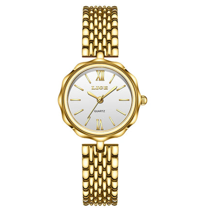 LIGE Luxury Gold Women’s Watch