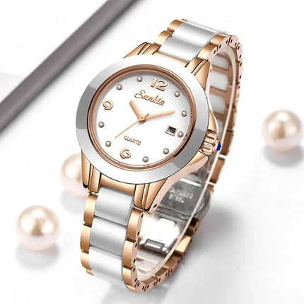 Rose Gold Fashion Bracelet Women’s Watch
