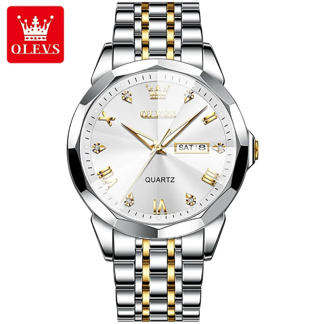 OLEVS Rhombus Mirror Men’s Watch - Monti Bargains