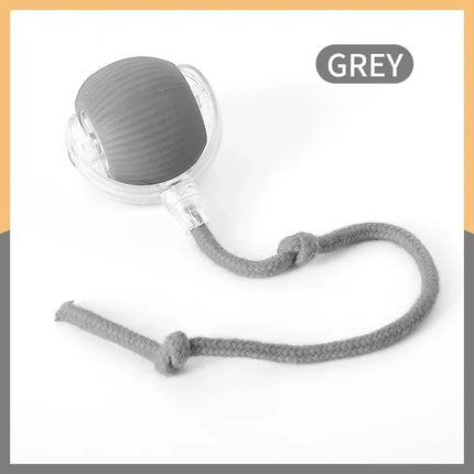 Smart Rolling Cat Toy Ball with Tail